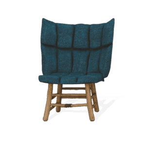 Silla moderna de tela